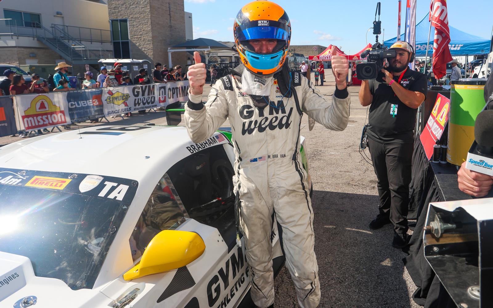Matthew Brabham Comes From Last to Win at COTA Season Finale, Menard Wins Second TA Championship
